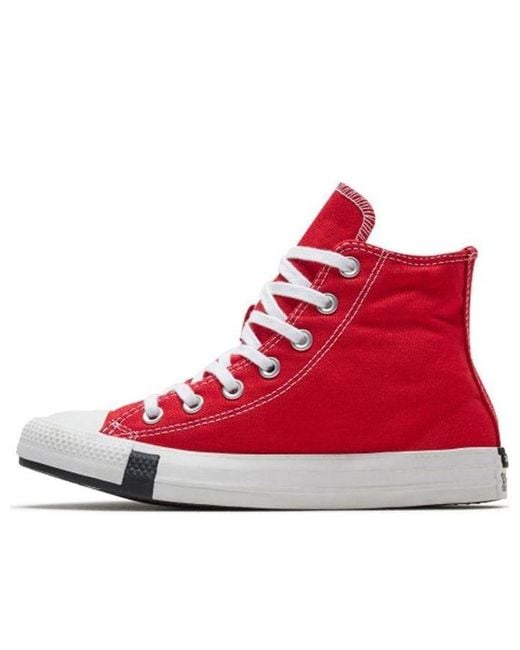 Converse Red Chuck Taylor All Star High 'Logo Play for men