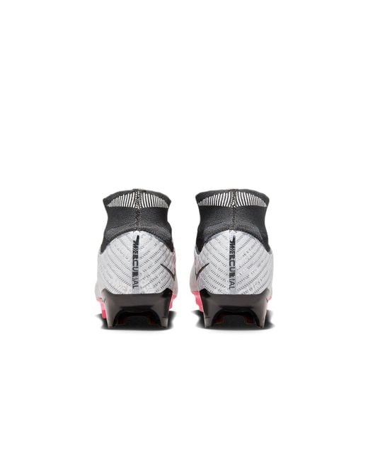 Nike Gray Zoom Mercurial Superfly 9 Elite Xxv Fg Firm-Ground Soccer Cleats for men