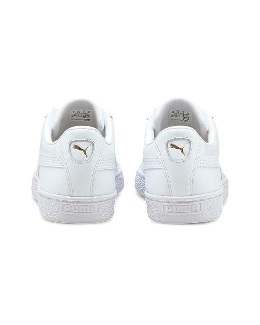 PUMA White Basket Classic 21 for men