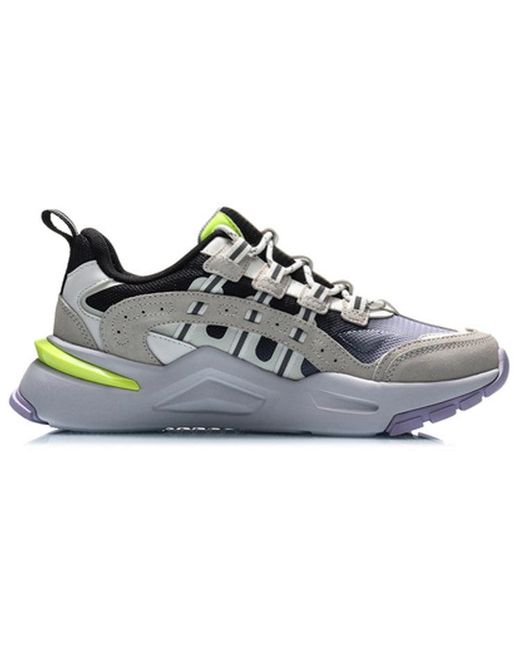 Li-ning Gray (Wmns) Reverses Neon'
