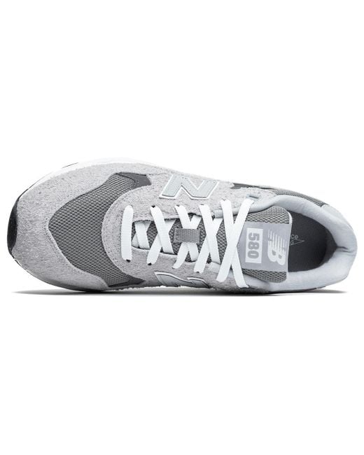 New Balance White 580 'Raincloud' for men