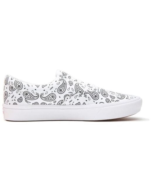 Vans White Comfycush Era 'Paisley for men