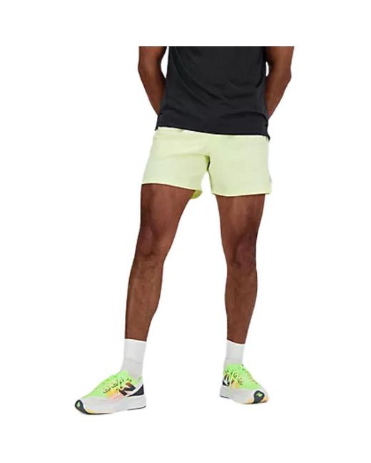 New Balance Green Rc Short 5" 'Spotlight' for men