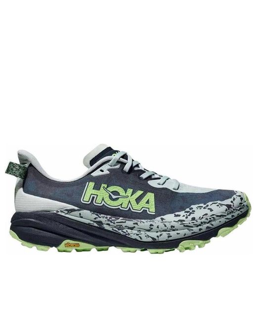 Hoka One One Blue Speedgoat 6 Wide 'Droplet Nautical Dusk' for men