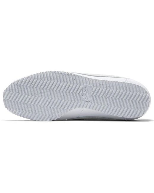 Nike White (Wmns) Classic Cortez Flyleather Light'