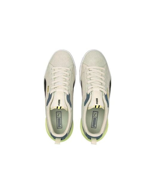 PUMA White Suede Bloc 'Ivory Glow' for men
