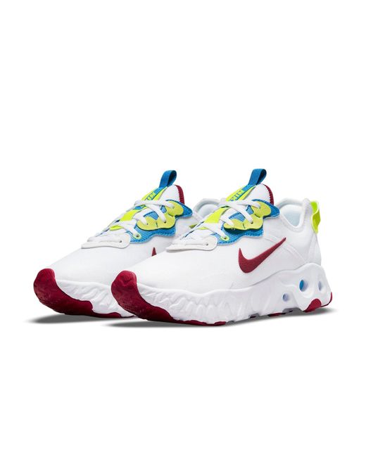 Nike White (Wmns) React Art3Mis Low Tops