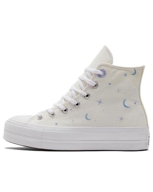 Converse White Chuck Taylor All Star Lift