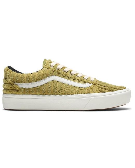 Vans White Comfycush Old Skool 'Jumbo Corduroy for men