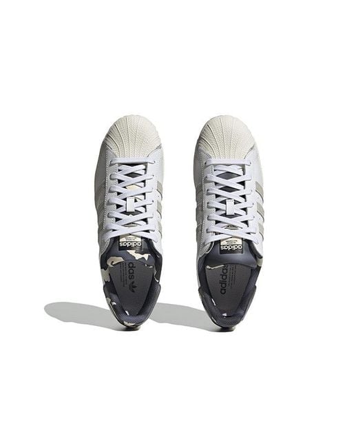 Adidas White Originals Superstar 'Chalk' for men