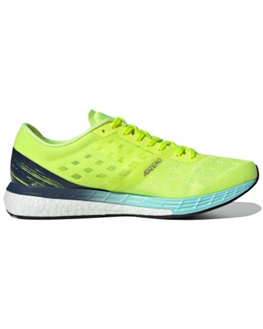 Adidas Blue Adizero Boston 9 'Solar' for men