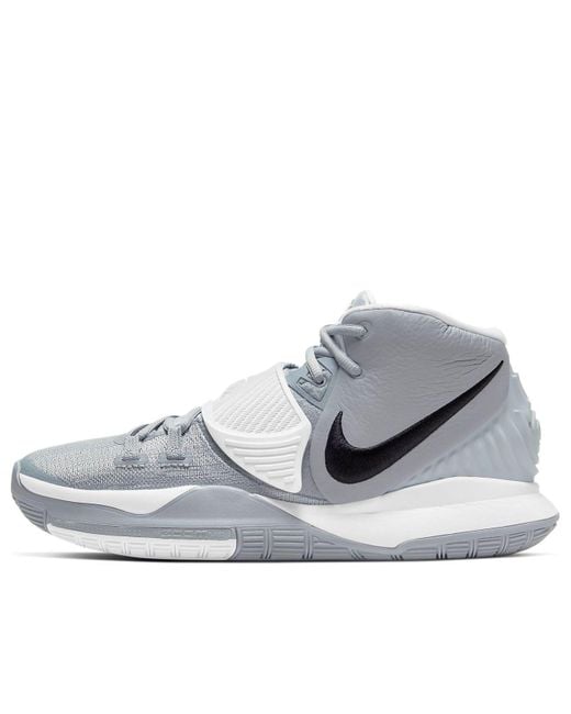Nike Gray Kyrie 6 Team 'Wolf' for men