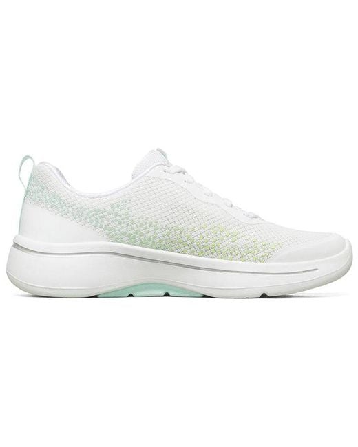 Skechers White (Wmns) Go Walk Arch Fit Light'