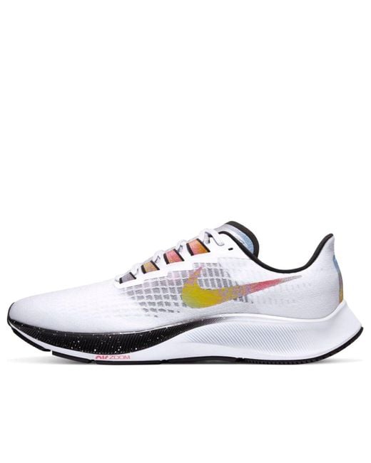 Nike White Air Zoom Pegasus 37 'Paint Splatter' for men