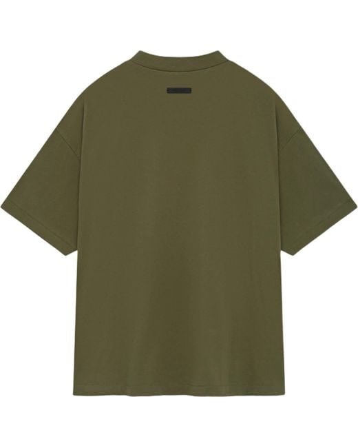 Fear Of God Green Jersey Crewneck Tee 'Military' for men
