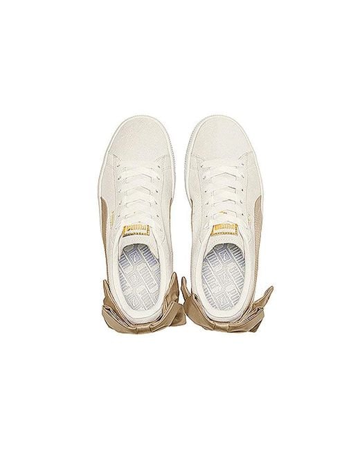PUMA White (Wmns) Suede Bow Varsity