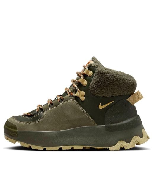Nike Green (Wmns) City Classic Premium 'Cargo Khaki Sesame'