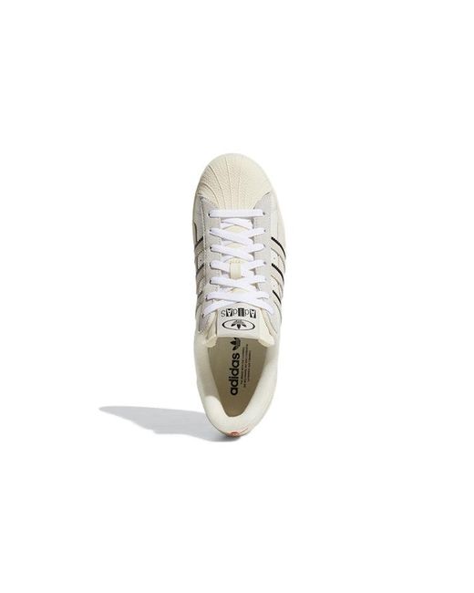 Adidas White Superstar Aluminium' for men