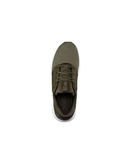 PUMA Brown Enzo Street Low-Top Running Shoes for men