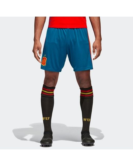 Adidas Blue Rfcf Training Shorts Marine' for men