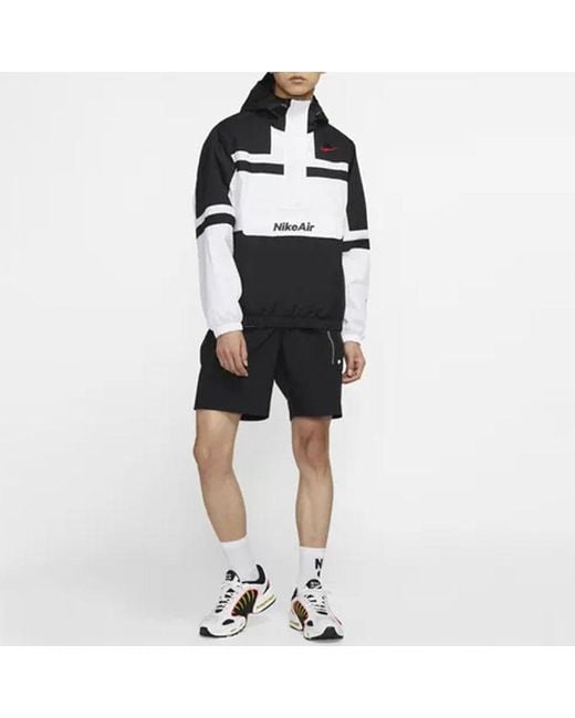 Nike Black Jacket Hooded Sportswear Polyester for men