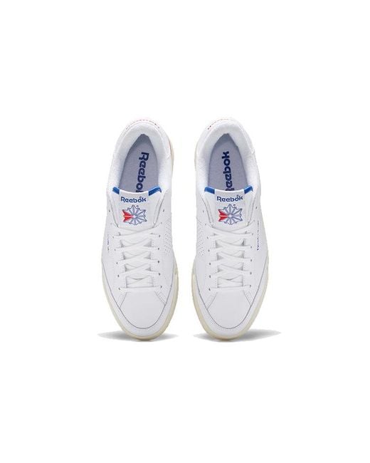 Reebok White Ad Court Skate Shoes for men