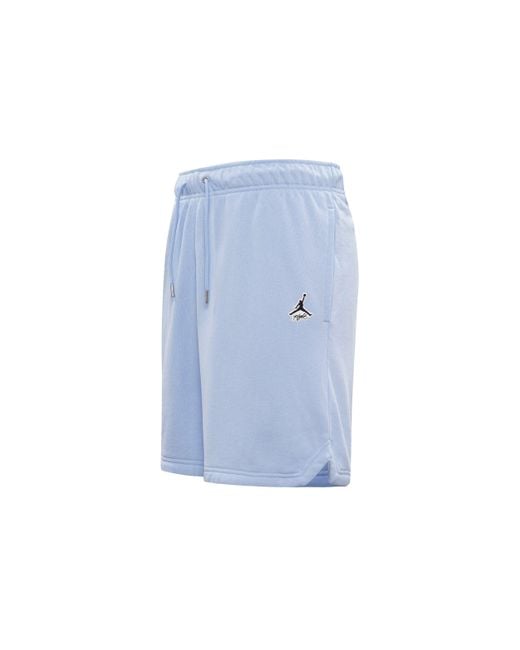 Nike Blue Essentials Logo Pattern Lacing Sports Shorts for men