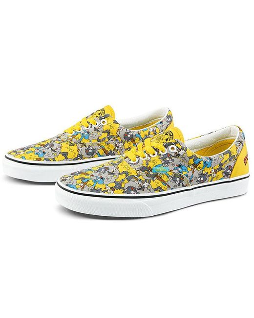 Vans Yellow The Simpsons X Era 'Itchy & Scratchy' for men