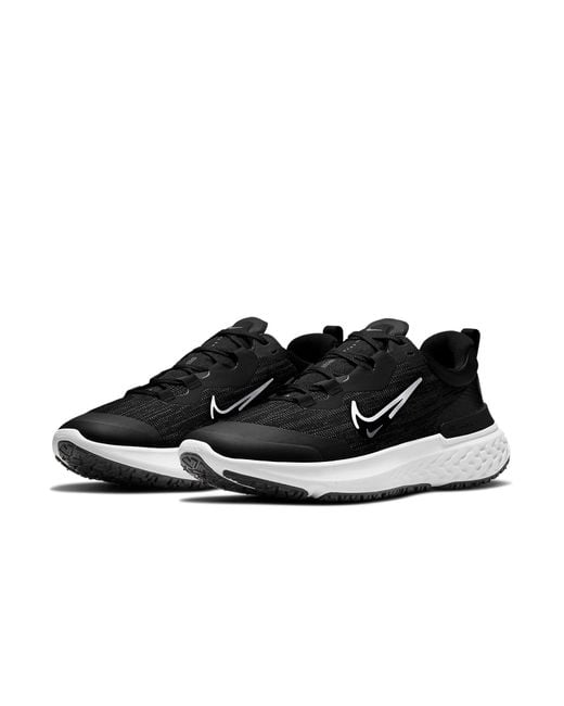 Nike Black React Miler 2 Shield for men