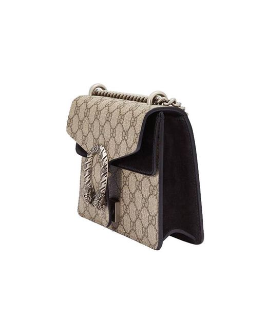 Gucci Metallic (Wmns) Dionysus Gg Supreme Mini Bag Ebony'