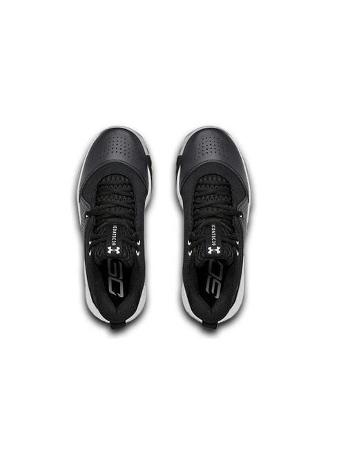 Under Armour Black Sc 3Zer0 Iv Low-Top for men