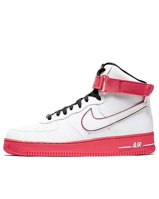Nike Red Air Force 1 High '07 Lv8 'China Hoop Dreams' for men