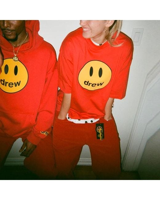 Drew House Pink Mascot Hoodie for men