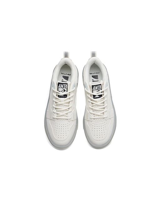 Anta White (Wmns) X Care Bears Skateboarding Series Sneakers 'Love-A-Lot'
