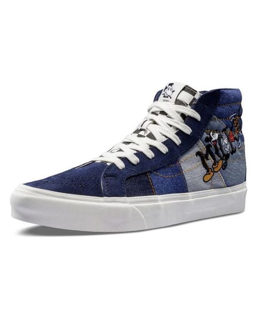 Vans Blue Disney X Taka Hayashi X Sk8-Hi 'Mickey's 90Th' for men