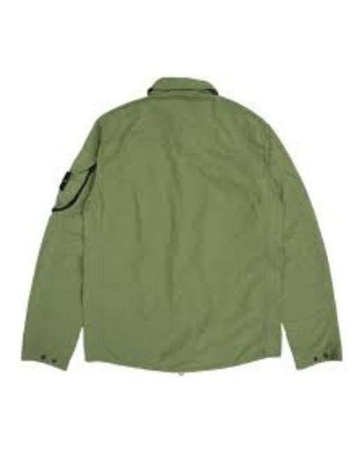 Stone Island Green Naslan Light Jacket for men