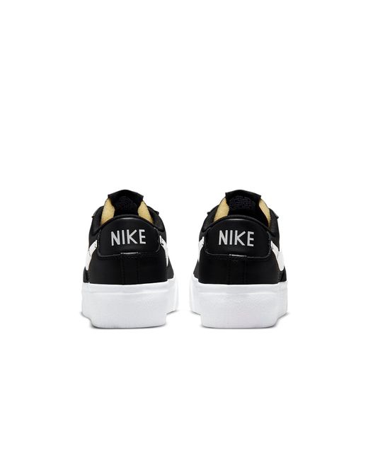Nike Black Blazer Low Platform Shoes