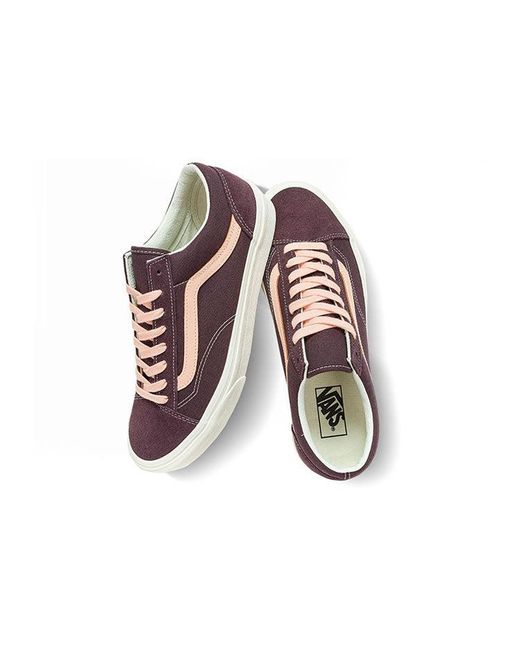Vans Brown Style 36 Casual Fashion Skate Shoes for men