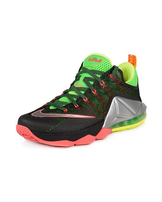 Nike Green Lebron 12 Low 'Remix' for men