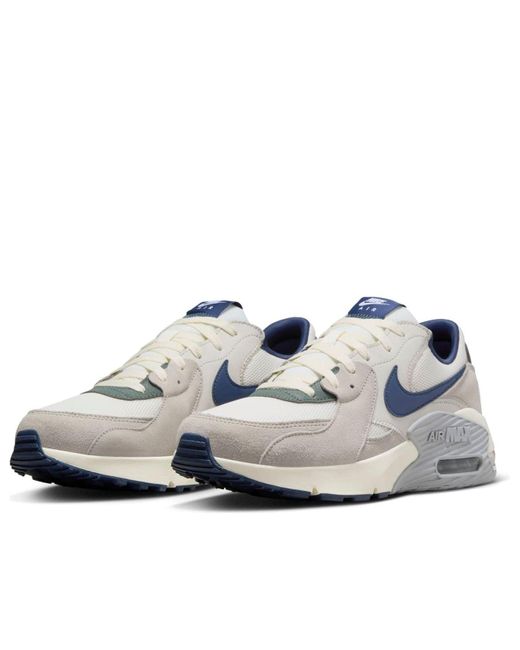 Nike Blue Air Max Excee 'Light Bone Midnight' for men