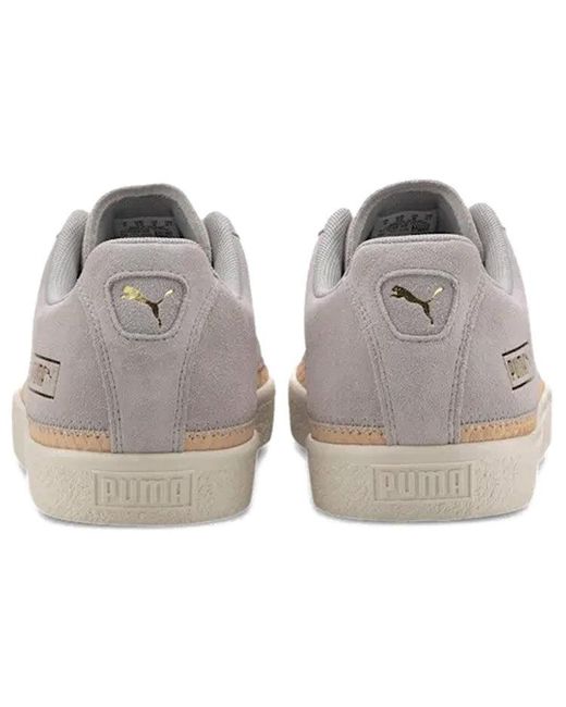 PUMA White Suede Trim Dlx Trainers for men
