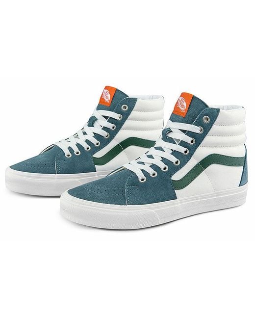 Vans Blue Sk8-Hi Cozy Skateboarding Shoes