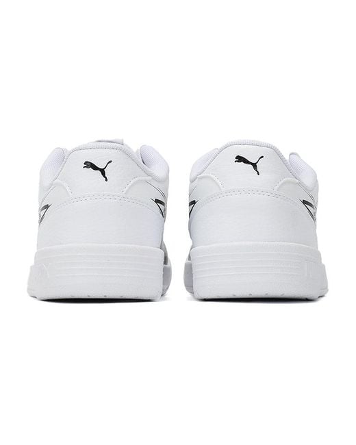 PUMA White Rebound Layup Sl Sketch Sneakers for men