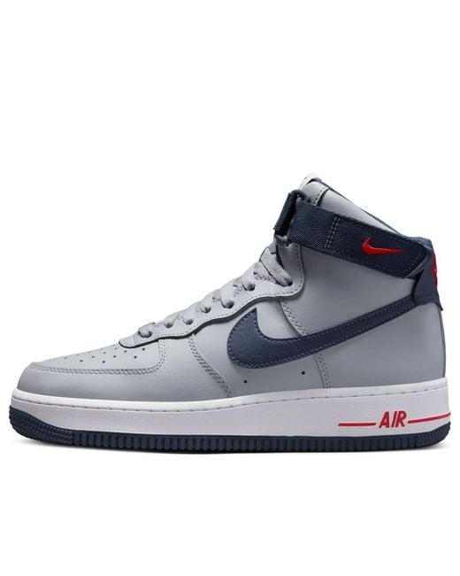 Nike Blue (Wmns) Air Force 1 High 'New England Patriots'