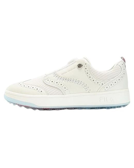 Fila White Gf Derby Trainers for men