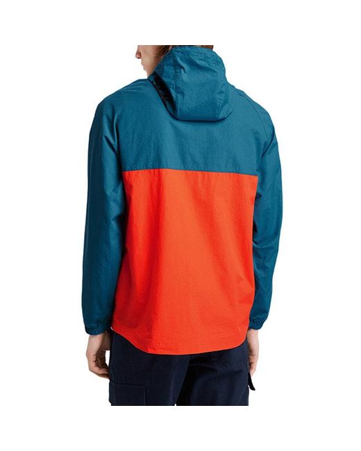 Timberland Blue Pullover Windbreaker Jacket for men