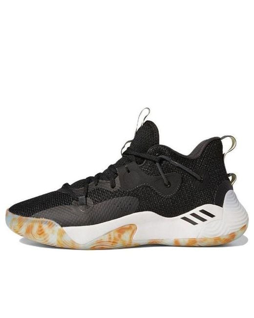 Adidas Black Harden Stepback 3 Marbled' for men
