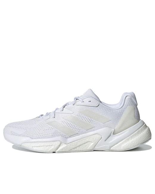 Adidas White X9000L3 Shoes 'Cloud' for men