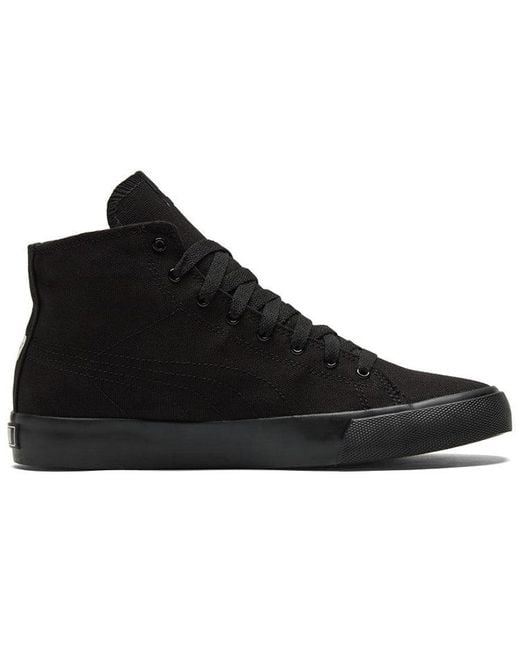 PUMA Black Bari Mid 'Logo