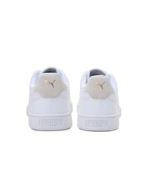 PUMA White Shuffle Sneakers for men